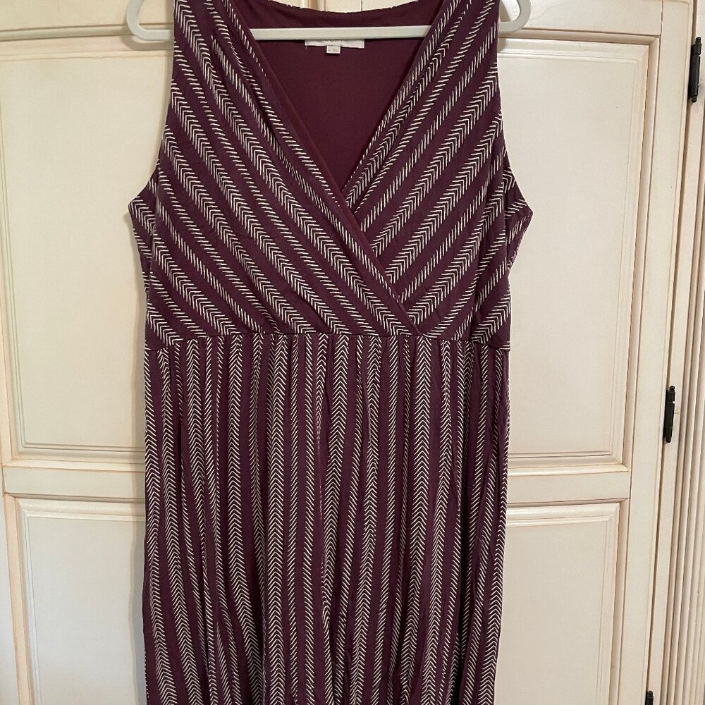 Loft Sleeveless Surplice Dress